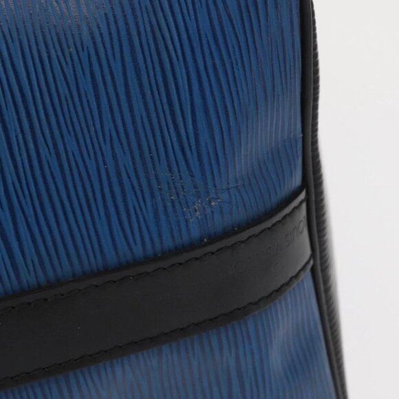 LOUIS VUITTON Epi Petit Noe Bag Bicolor Black Blue - Picture 5 of 16